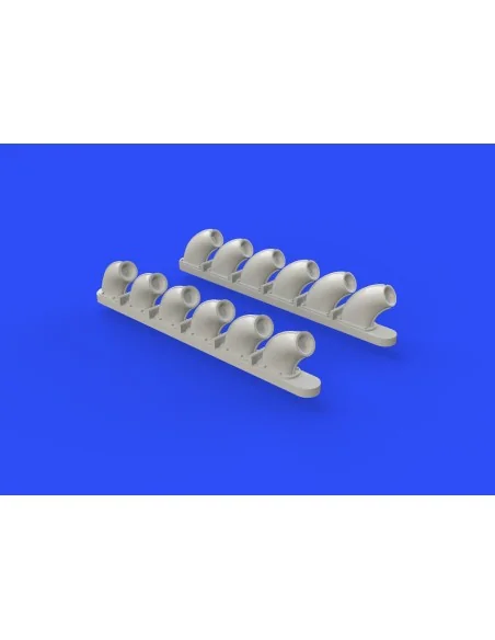 P-40B exhaust stacks for Airfix, 1/48 - Eduard Accessories 648271
