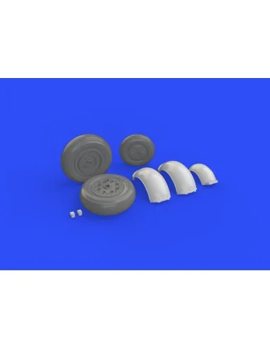 Meteor F.8 wheels for Airfix, 1/48 - Eduard Accessories 648272