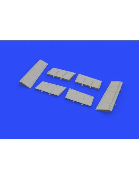 Bf 109F landing flaps for Eduard, 1/48 - Eduard Accessories 648291