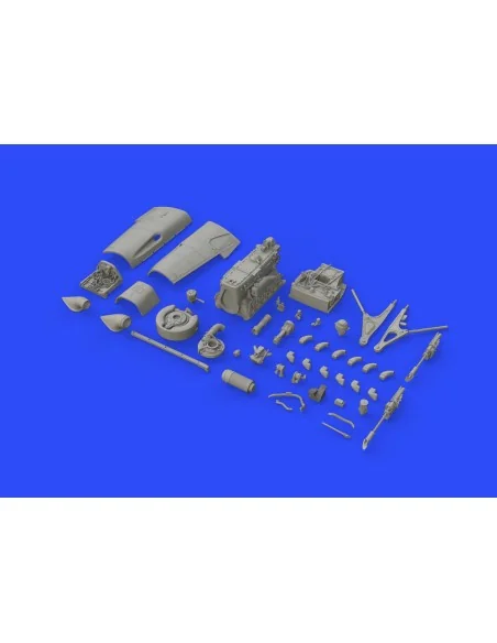 Bf 109F engine & fuselage guns f.Eduard, 1/48 - Eduard Accessories ...
