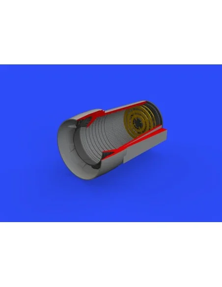 Crusader exhaust nozzle for Hasegawa, 1/48 - Eduard Accessories 648302