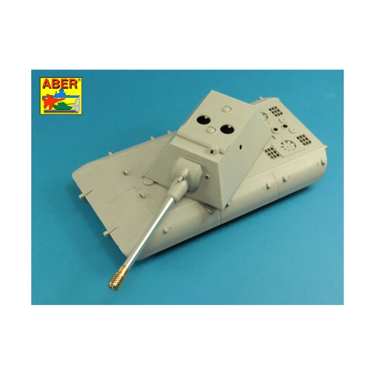 150mm Barrel with muzzle brake for German E-100 Heavy Tank Krupp Tu...