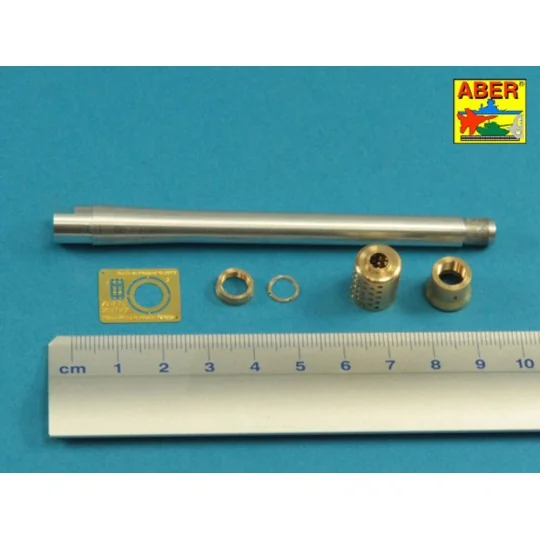 150mm Barrel with muzzle brake for German E-100 Heavy Tank Krupp Tu...