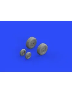 F-4J wheels for Zoukei Mura, 1/48 - Eduard Accessories 648313