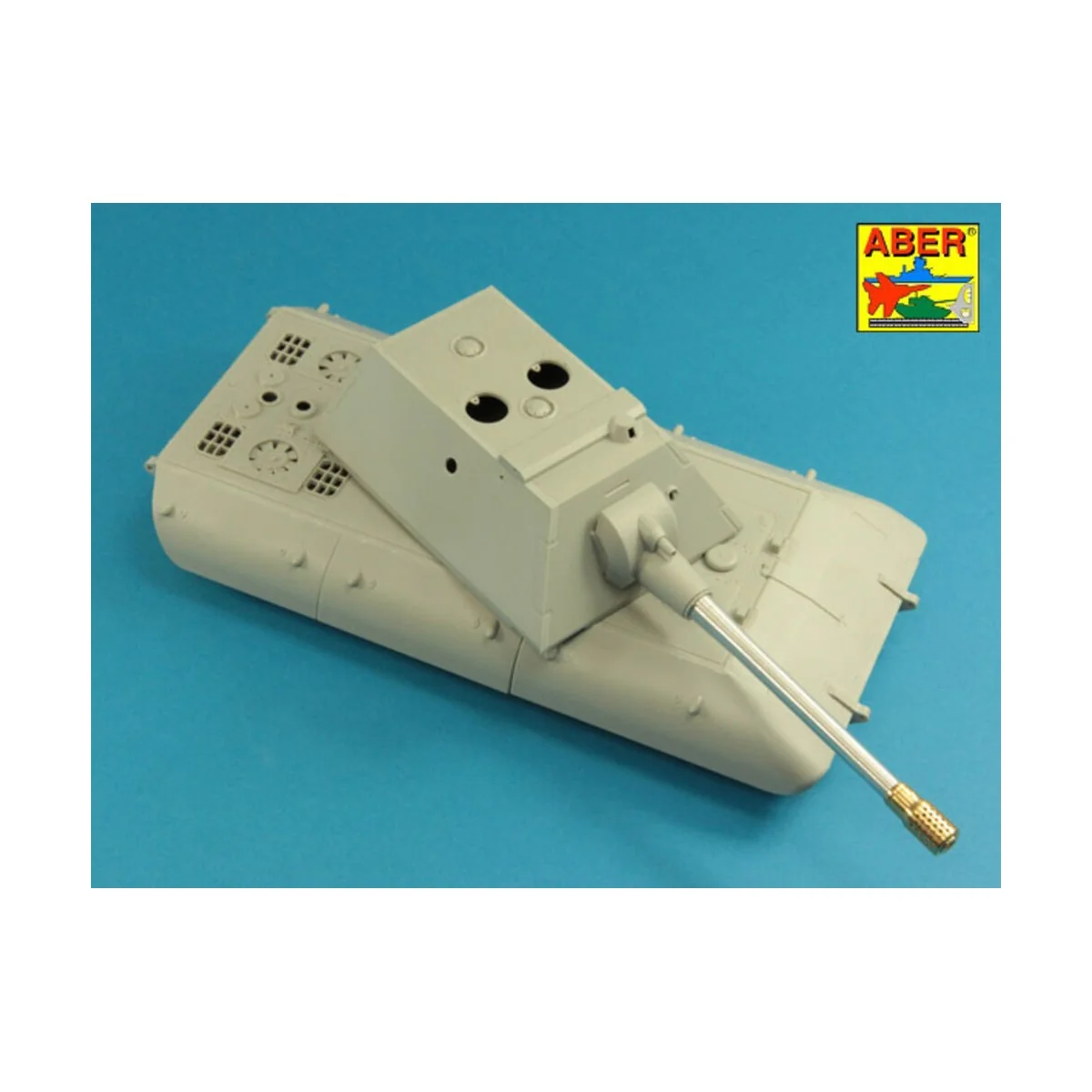 150mm Barrel with muzzle brake for German E-100 Heavy Tank Krupp Tu...