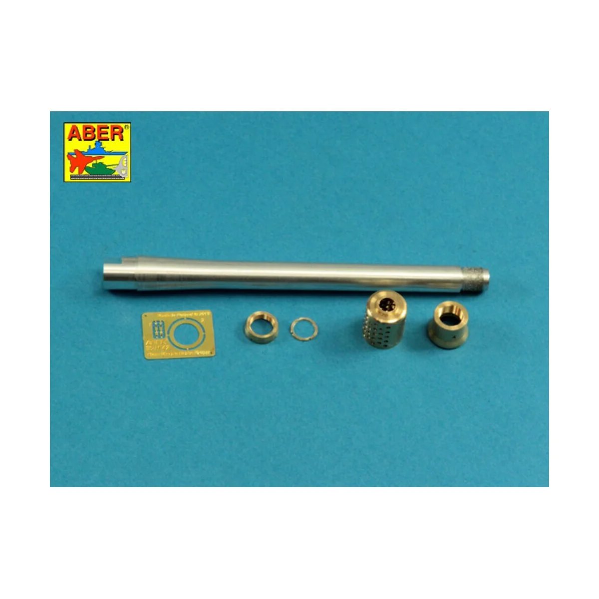 150mm Barrel with muzzle brake for German E-100 Heavy Tank Krupp Tu...