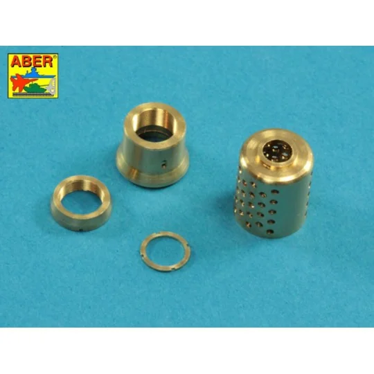 150mm Barrel with muzzle brake for German E-100 Heavy Tank Krupp Tu...