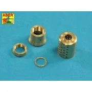 150mm Barrel with muzzle brake for German E-100 Heavy Tank Krupp Tu...