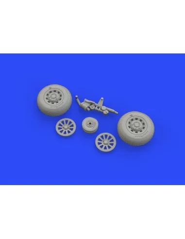 P-51D wheels for Airfix, 1/48 - Eduard Accessories 648335