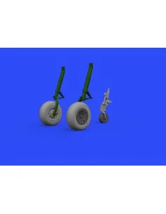 P-51D wheels for Airfix, 1/48 - Eduard Accessories 648335 2