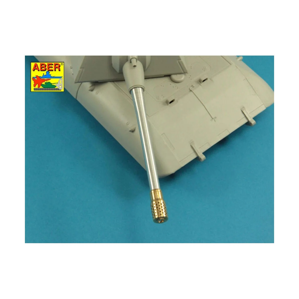 150mm Barrel with muzzle brake for German E-100 Heavy Tank Krupp Tu...