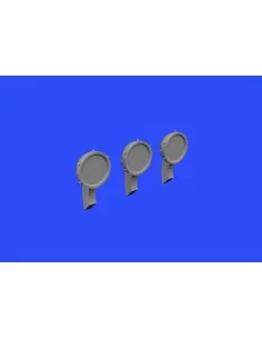 P-51D rear view mirrors for Airfix, 1/48 - Eduard Accessories 648359