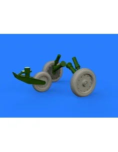 F-8 Crusader wheels for Eduard/Hasegawa, 1/48 - Eduard Accessories ... 2