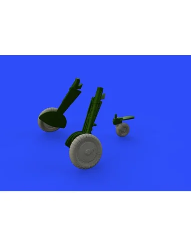 Bf 109G-6 wheels for Tamiya, 1/48 - Eduard Accessories 648400