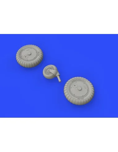 Bf 109G-6 wheels for Tamiya, 1/48 - Eduard Accessories 648400