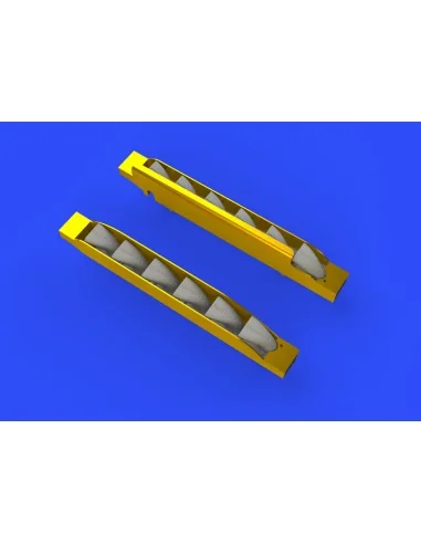 Bf 109G-6 exhaust stacks for Tamiya, 1/48 - Eduard Accessories 648402