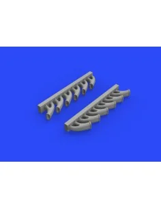 Tempest MK.V exhaust stacks for Eduard, 1/48 - Eduard Accessories 6...