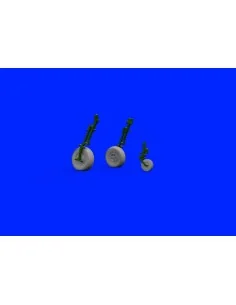 Tempest Mk.V wheels early for Eduard, 1/48 - Eduard Accessories 648420