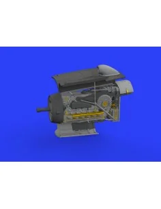 Bf 109G-10 engine for Eduard, 1/48 - Eduard Accessories 648441