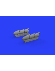 Spitfire Mk.I exhaust stacks for Tamiya, 1/48 - Eduard Accessories ...