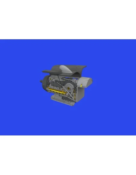 Bf 109G-10/U4 engine for Eduard, 1/48 - Eduard Accessories 648465