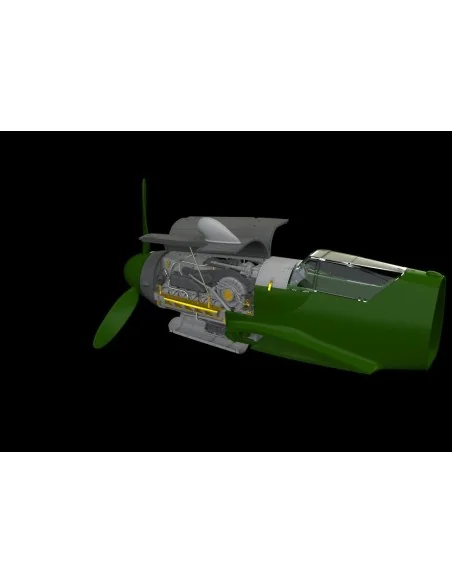 Bf 109G-10/U4 engine for Eduard, 1/48 - Eduard Accessories 648465