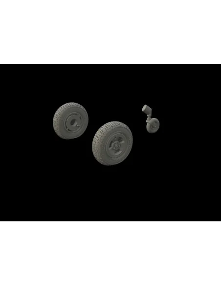 Spitfire Mk.XIV wheels-3spoke f.Airfix, 1/48 - Eduard Accessories 6...