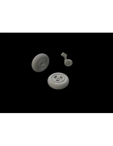 Spitfire Mk.XIV wheels-3spoke f.Airfix, 1/48 - Eduard Accessories 6...