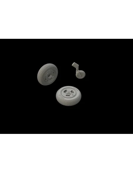 Spitfire Mk.XIV wheels-3spoke f.Airfix, 1/48 - Eduard Accessories 6...