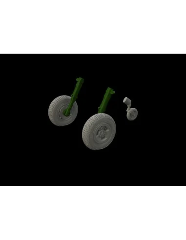 Spitfire Mk.XIV wheels-3spoke f.Airfix, 1/48 - Eduard Accessories 6...