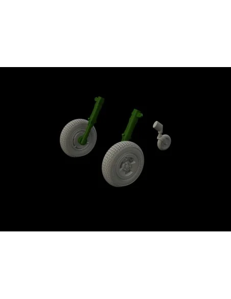 Spitfire Mk.XIV wheels-3spoke f.Airfix, 1/48 - Eduard Accessories 6...