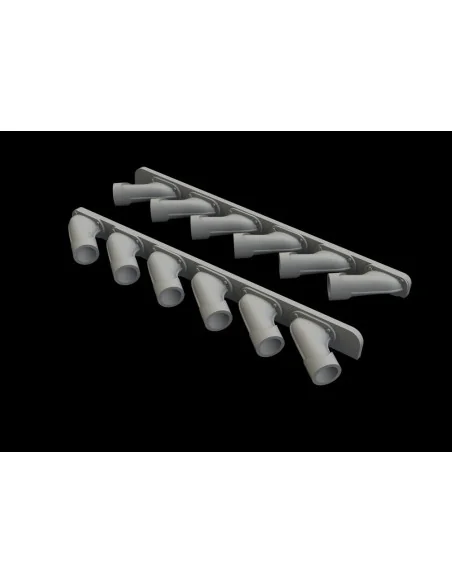 Spitfire Mk.XIV exhaust stacks f.Airfix, 1/48 - Eduard Accessories ...