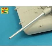 128mm Barrel for German E-100 Heavy Tank Krupp Turret - Aber Models...