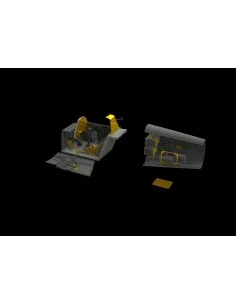 Bf 109E cockpit & radio compartment f.Ed, 1/48 - Eduard Accessories...