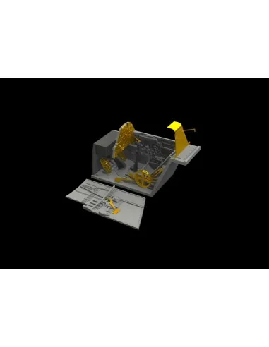Bf 109E cockpit & radio compartment f.Ed, 1/48 - Eduard Accessories...