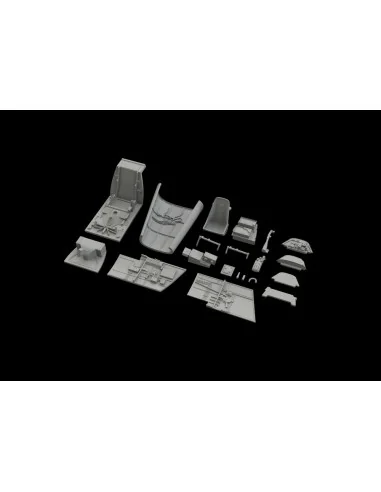 Bf 109E cockpit & radio compartment f.Ed, 1/48 - Eduard Accessories...