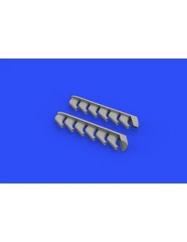 P-51D exhaust stacks for Eduard, 1/48 - Eduard Accessories 648485