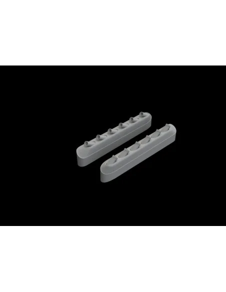 P-51D exhaust stacks w/ fairing for Eduard, 1/48 - Eduard Accessori...
