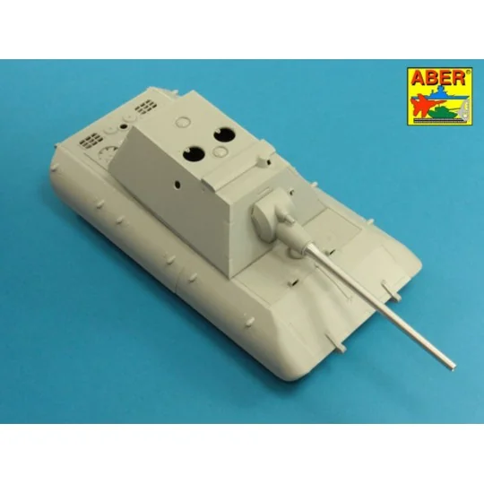 128mm Barrel for German E-100 Heavy Tank Krupp Turret, 1/35 - Aber ...
