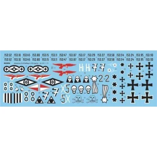 Albatros D.III Oeffag s.153(early), 1/72 - Roden 024 Albatros D.III Oeffag s.153(early), 1/72 - Roden 024
