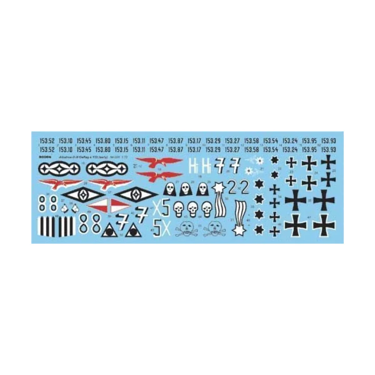 Albatros D.III Oeffag s.153(early), 1/72 - Roden 024 Albatros D.III Oeffag s.153(early), 1/72 - Roden 024