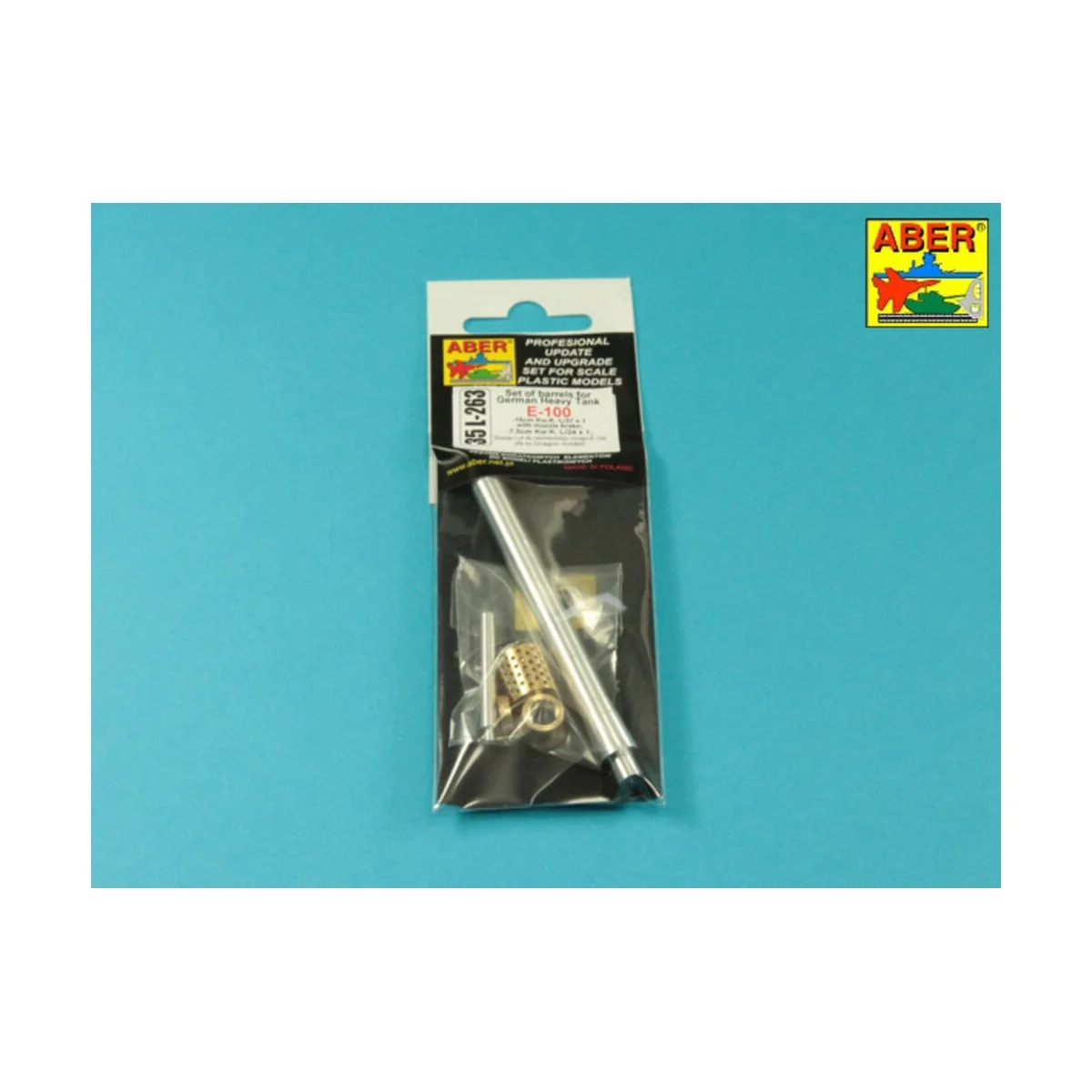 Set of barrels for German Heavy tank E-100 (Dragon) 15cm & 7, 5cm, ...