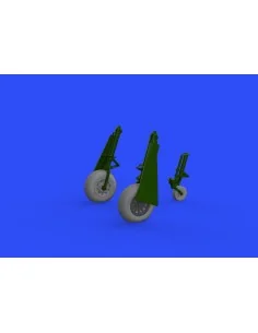 P-51D wheels cross tread for Eduard, 1/48 - Eduard Accessories 648504