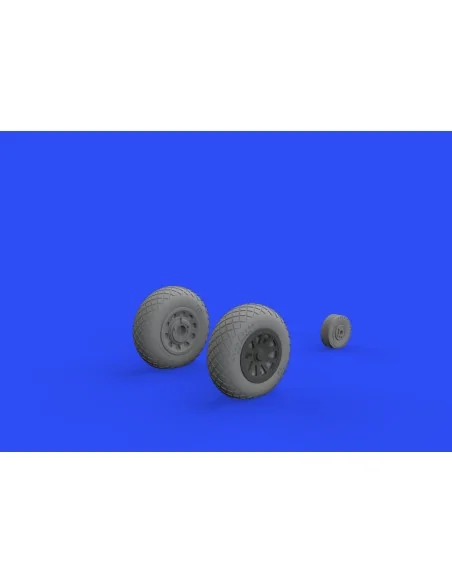P-51D wheels diamond tread 2 for Eduard, 1/48 - Eduard Accessories ...
