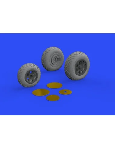 P-38F/G wheels for Tamiya, 1/48 - Eduard Accessories 648515