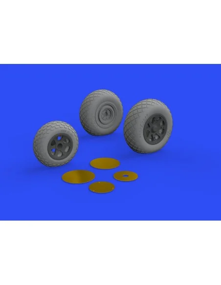 [NO_DESC] P-38F/G wheels for Tamiya, 1/48 - Eduard Accessories 648515