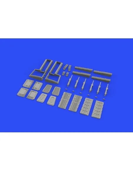 P-51D gun bays for Eduard, 1/48 - Eduard Accessories 648517