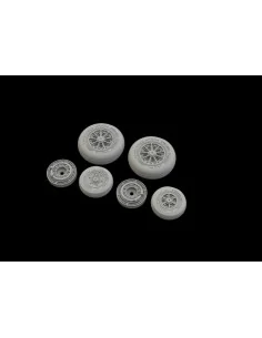 F-104 wheels late for Kinetic, 1/48 - Eduard Accessories 648524