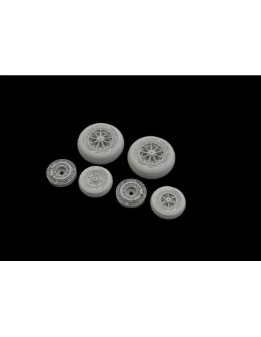 F-104 wheels late for Kinetic, 1/48 - Eduard Accessories 648524