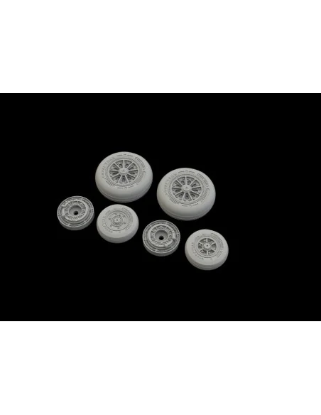 F-104 wheels late for Kinetic, 1/48 - Eduard Accessories 648524